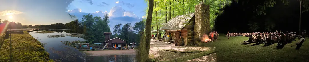 four scenes from Camp Shenandoah